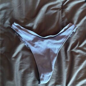 Pink Victorias Secret, blue thong with lace back